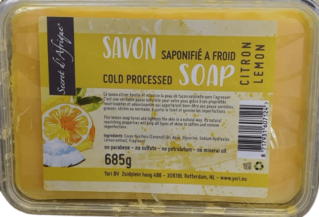 Secret d'Afrique Soap Lemon Cold Processed 685g