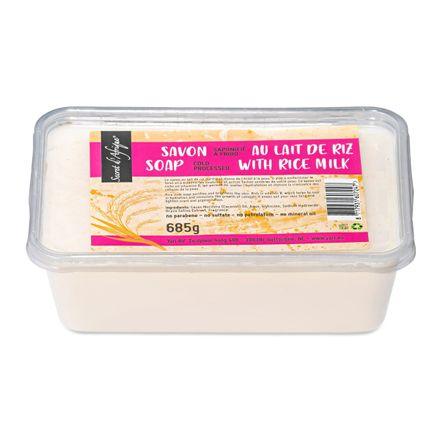 Secret d'Afrique Soap with Rice Milk Cold Processed 685g