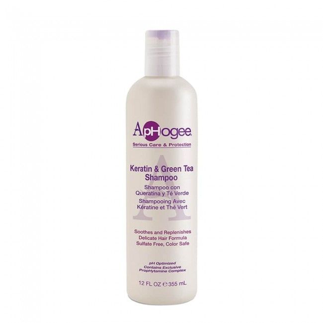 Aphogee Keratin & Green Tea Shampoo 12oz