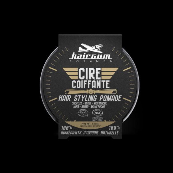 HAIRGUM CIRE COIFFANTE CHEVEUX BARBE ET MOUSTACHE COSMOS NAT 40G