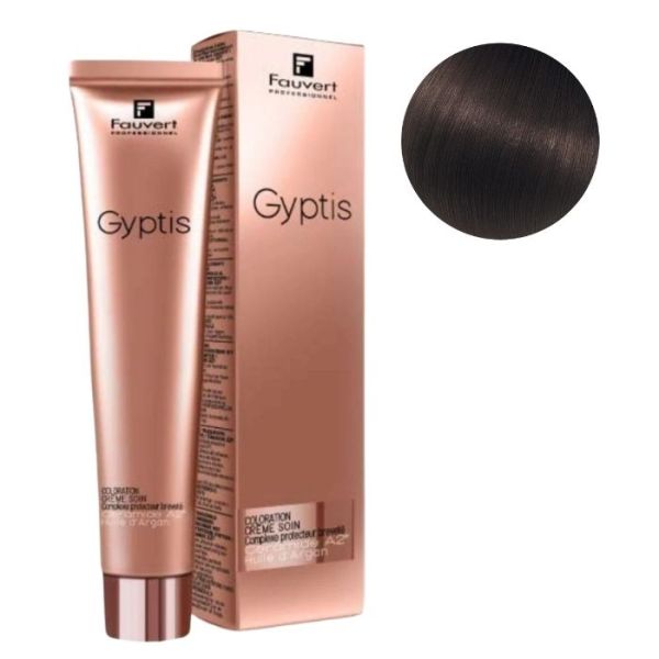 Crème de soin colorante Gyptis n°3/21 expresso brunette Fauvert 100ML