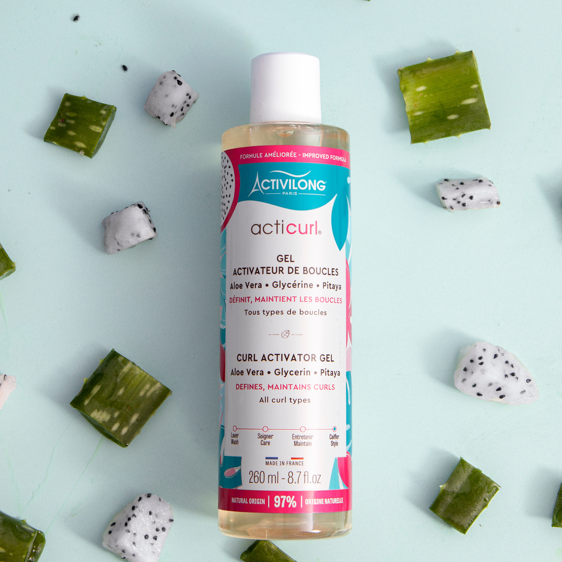 ACTIVILONG ACTICURL Gel Activateur 260ml - ABS France Wholesale
