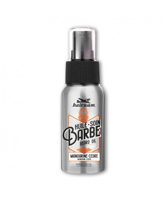 HAIRGUM BARBER HUILE BARBE MANDARINE CEDRE 40ML