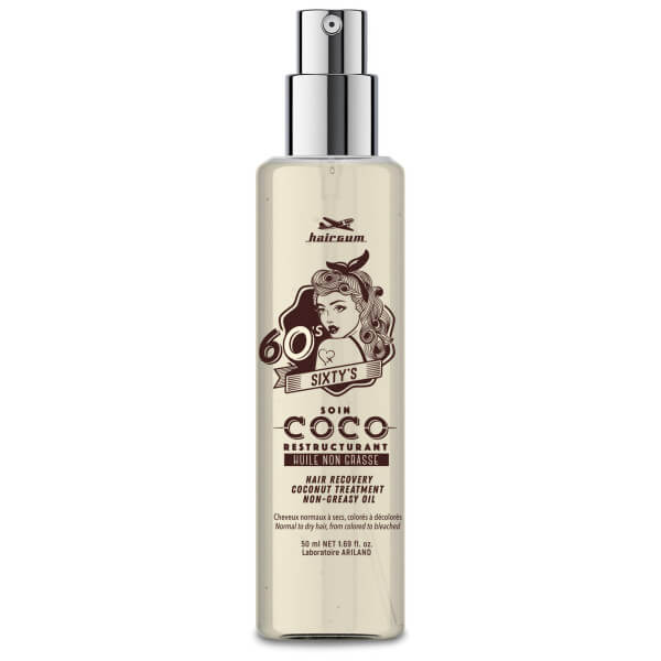Huile coco Sixty's Hairgum 50ML