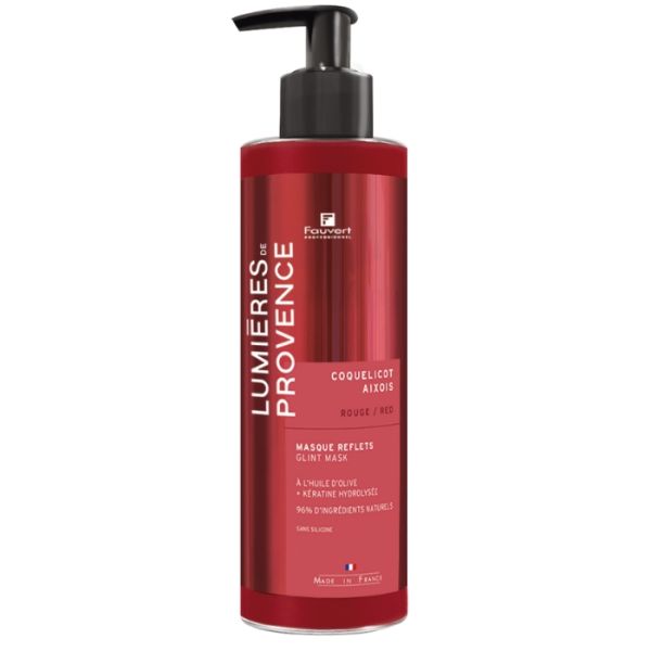 Masque repigmentant Rouge Coquelicot Aixois Lumière de Provence Fauvert Professionnel 250ml