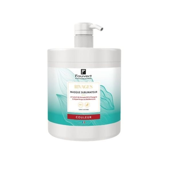 Masque sublimateur cheveux colorés Rivages Couleur Fauvert 1KG