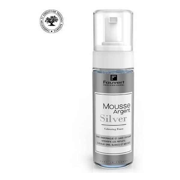 Mousse intensifiante argent sans gaz propulseur écologique Fauvert Professionnel 150ml