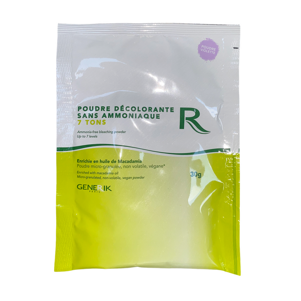Poudre Décolorante Sans Ammoniaque 7 Tons Generik 30g