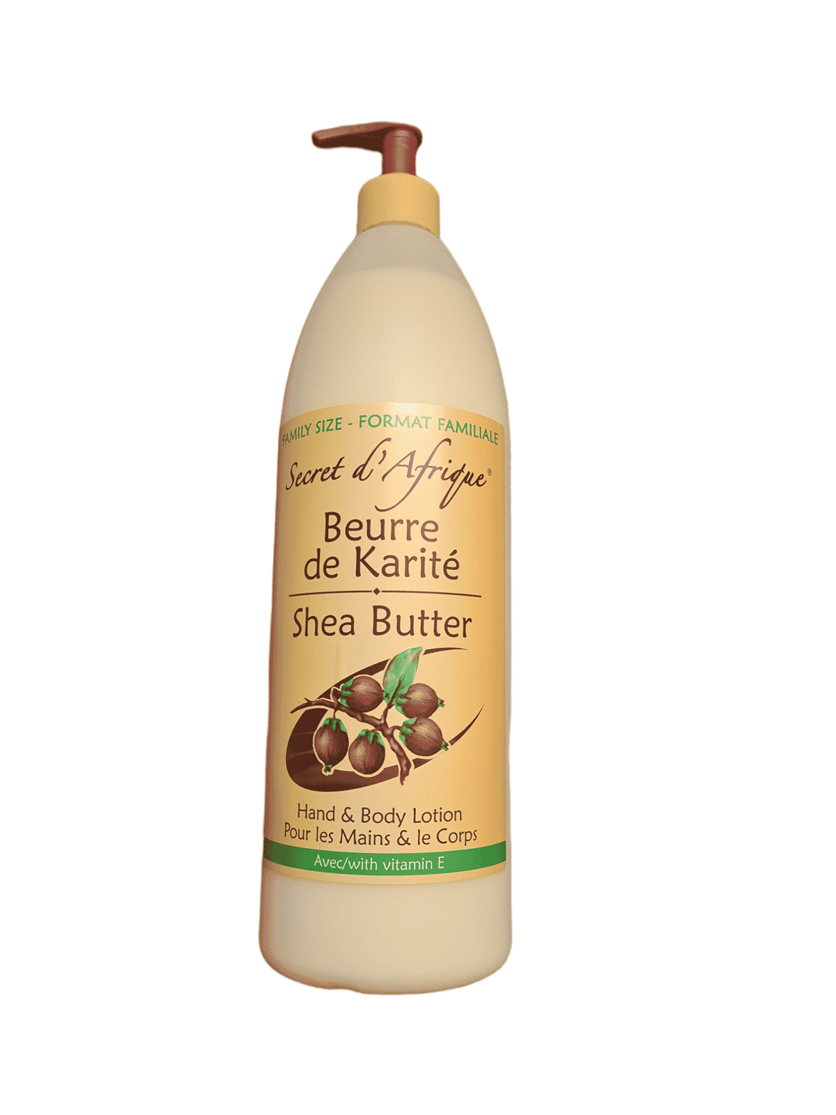 Secret d'Afrique Lait Corporel au Beurre de Karité 1000ml