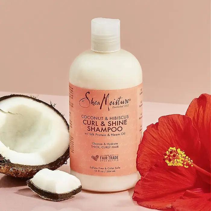 Shea Moisture Coconut & Hibiscus Shampoo 13oz