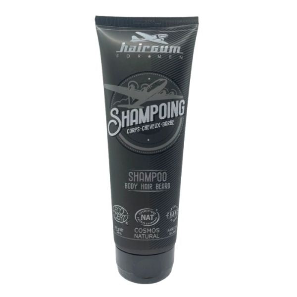 Shampooing cheveux, barbe et corps Hairgum 200g