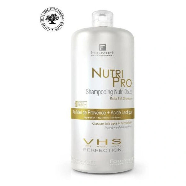 Shampooing doux nourrissant au miel Fauvert Professionnel 1L