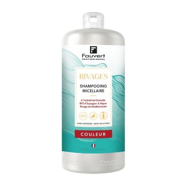 Shampooing micellaire cheveux colorés Rivages Couleur Fauvert 1L