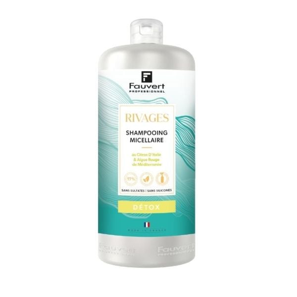 Shampooing micellaire détoxifiant Rivages Détox Fauvert 1L