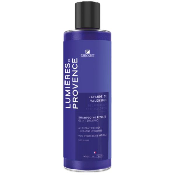 Shampooing repigmentant Déjaunisseur Lavande de Valensole Lumière de Provence Fauvert Professionn...