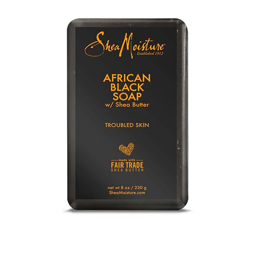 Shea Moisture African Black Bath & Body Bar Soap 8oz